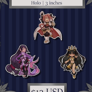 Fate - 3 Inch Holo Charms