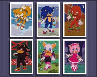 Sonic Adventure Stickers - 3x2 inches
