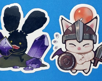 Moogle And Spriggan Stickers