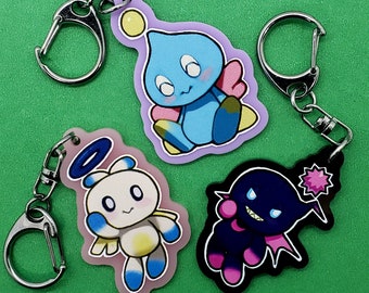Special Edition Colored Acrylic Chao Charms