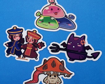 Naklejki ze stworzeniami z Ragnarok Online
