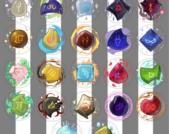 FFXIV Soul Crystal Stickers