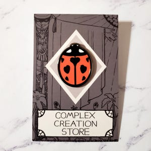 Ladybug Pin - 1 Inch
