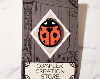 Ladybug Pin - 1 Inch