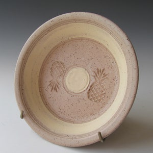 Ceramic Pottery Stoneware Wheel-thrown Small Pie Plate Handmade One of a Kind image 1