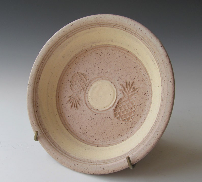 Ceramic Pottery Stoneware Wheel-thrown Small Pie Plate Handmade One of a Kind image 1