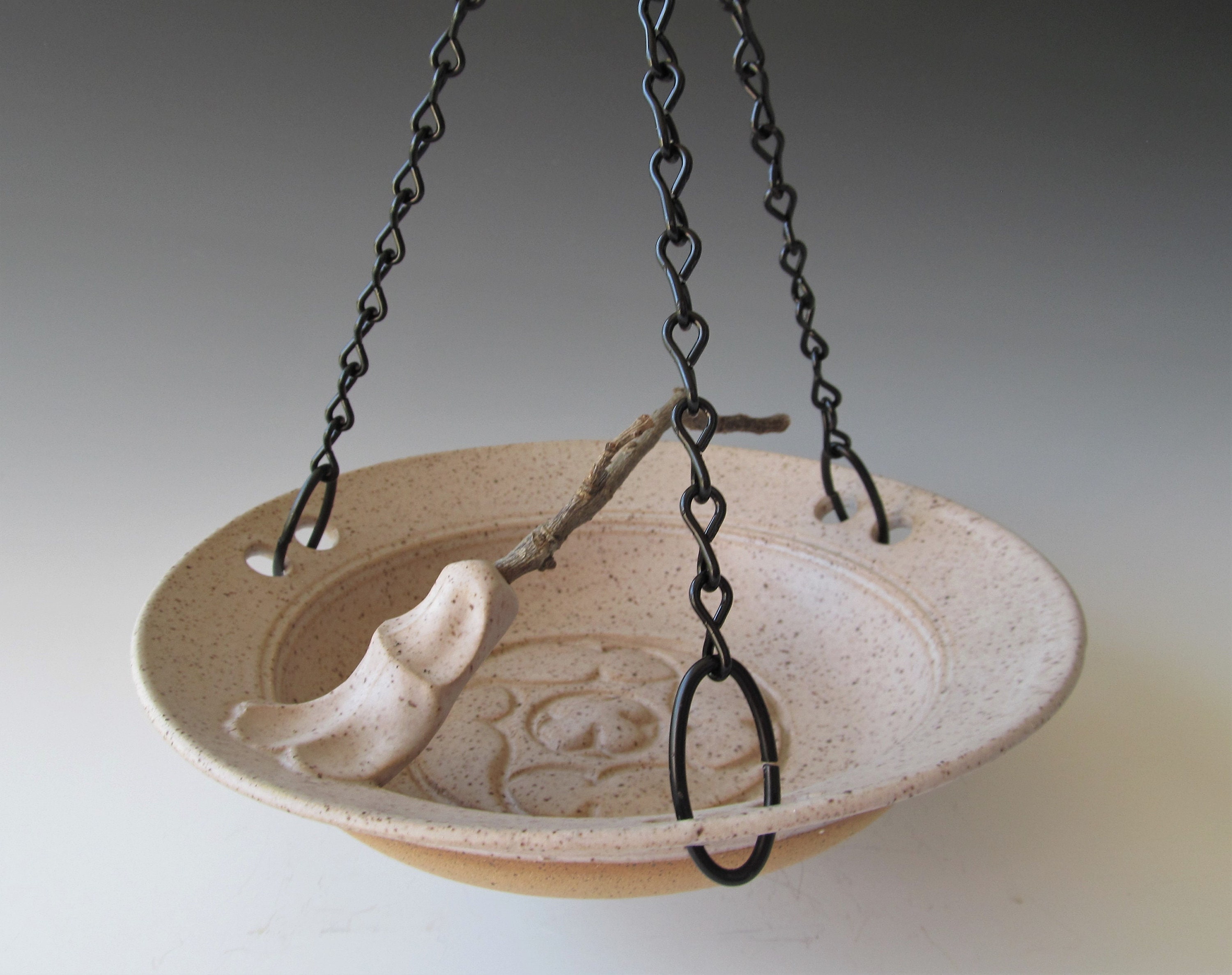 Ceramic Pottery Wheelthrown Handmade Stoneware Hanging Small Etsy