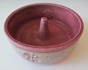 Ceramic Pottery Wheel-thrown Handmade Stoneware Apple Baker One of a Kind