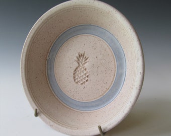 Ceramic Pottery Stoneware Wheel-thrown Small Pie Plate Handmade One of a Kind