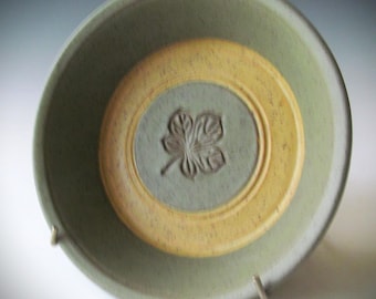 Small Pie Plate Handmade Stoneware One of a Kind