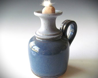 Ceramic Pottery Stoneware Wheel-thrown Scented Oil Lamp Handmade One of a Kind