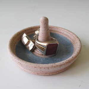 Ceramic Handmade Pottery Ring Holder image 1