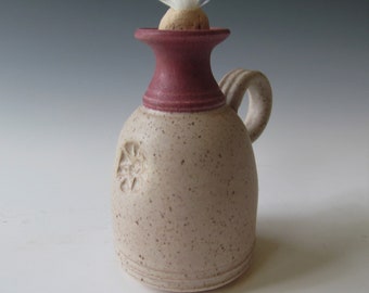 Ceramic Pottery Stoneware Wheel-thrown Scented Oil Lamp Handmade One of a Kind