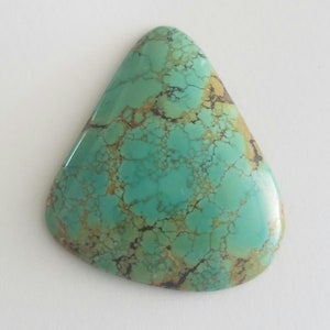 One Freeform 100% Natural Nevada Turquoise Cabochon 37-43.5mm