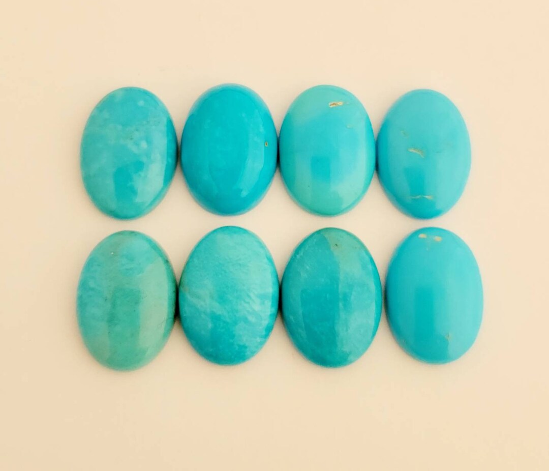 Natural Green Turquose Egg Shape Beads 10x13x8mm Oval 15 nch Strand Natural Green Turquose Egg Shape Beads 10x13x8mm Oval 15 nch Strand