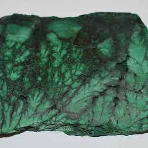 Rebanada de Malaquita Pulida 51,069g 1PCs Piedra Preciosa Natural