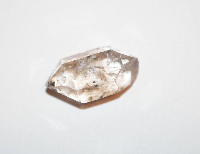 Quartz diamant brut Herkimer, cristal à double terminaison, 1 pièce, pierre précieuse naturelle de 9 073 g image 7