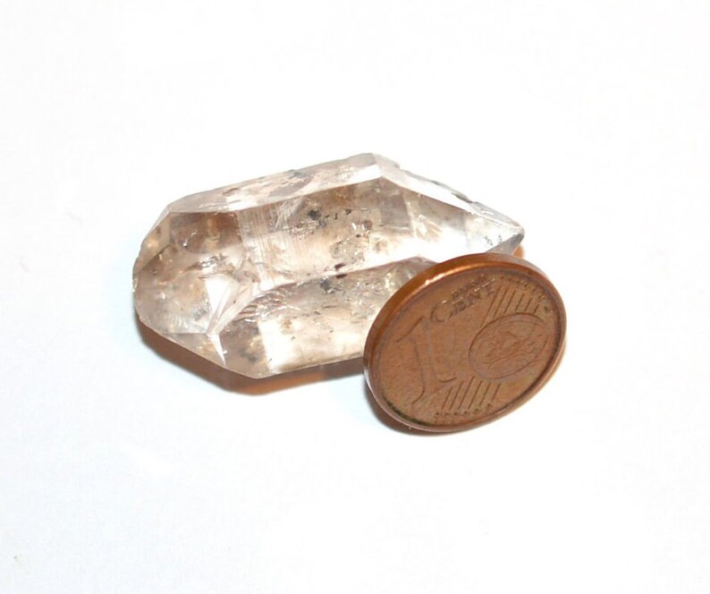 Quartz diamant brut Herkimer, cristal à double terminaison, 1 pièce, pierre précieuse naturelle de 9 073 g image 8