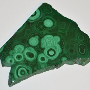 Malaquita Pulida Slice 138,043 g 1PCs Piedra Preciosa Natural