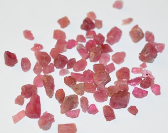 Rough Pink Tourmaline Crystals Lot 10,00 g Natural Gemstone Madagascar