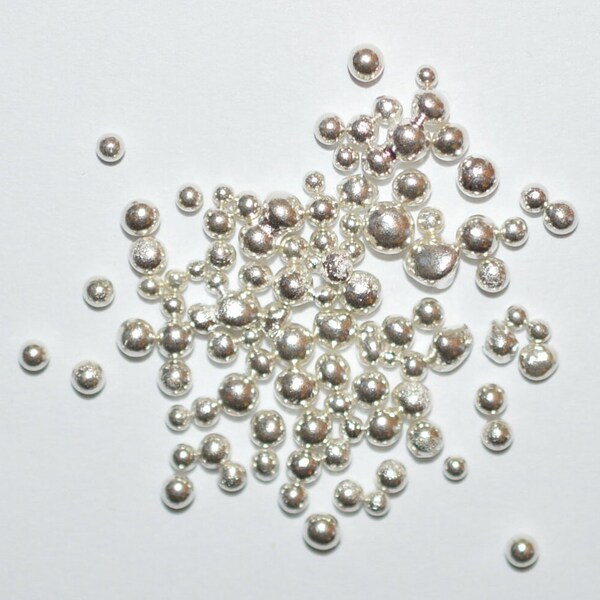 Pure Silver Nuggets Etsy