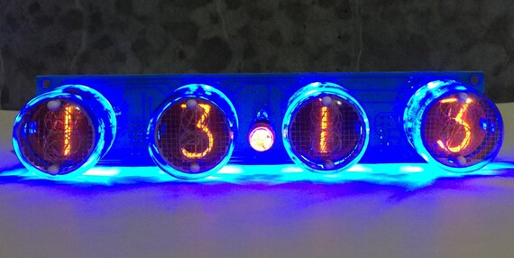 Vacuum Tube Clock Nixie Clock Nixie Tube Clock Tube Clock Etsy