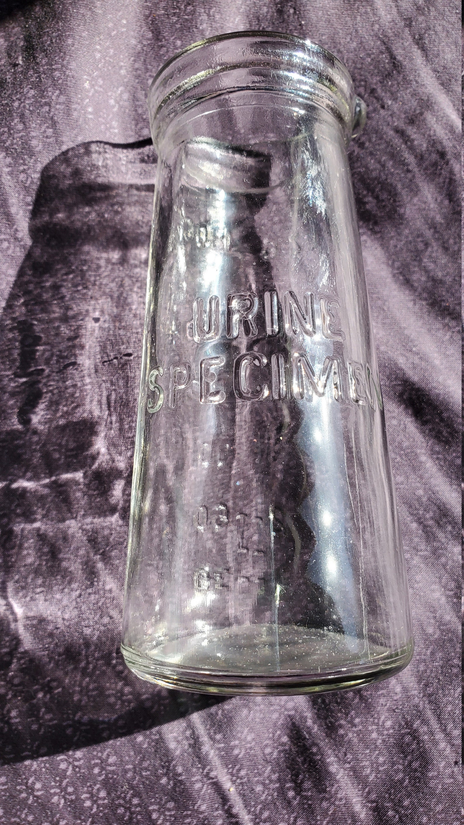 Vintage Urine Specimen Glass Bottle 1940s 1950s Medical Etsy