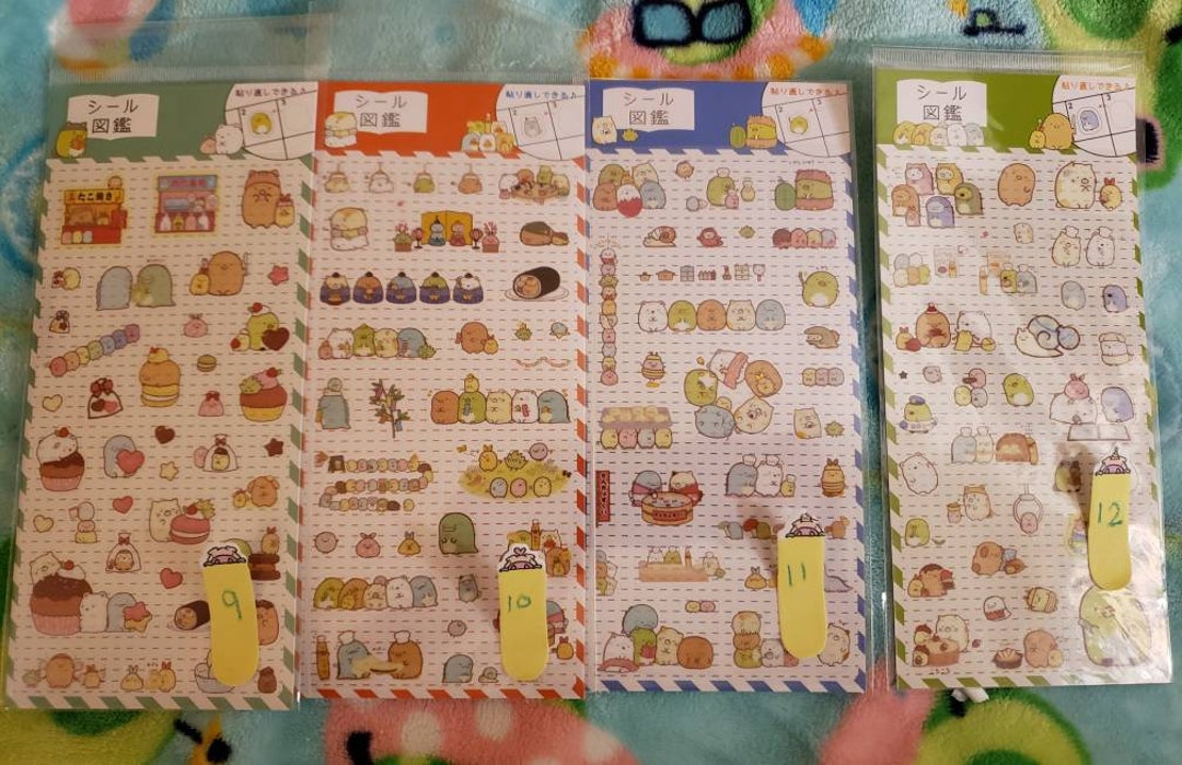 Japanese Sticker Book Corner Creatures Gooka Cartoon Cute Sticker