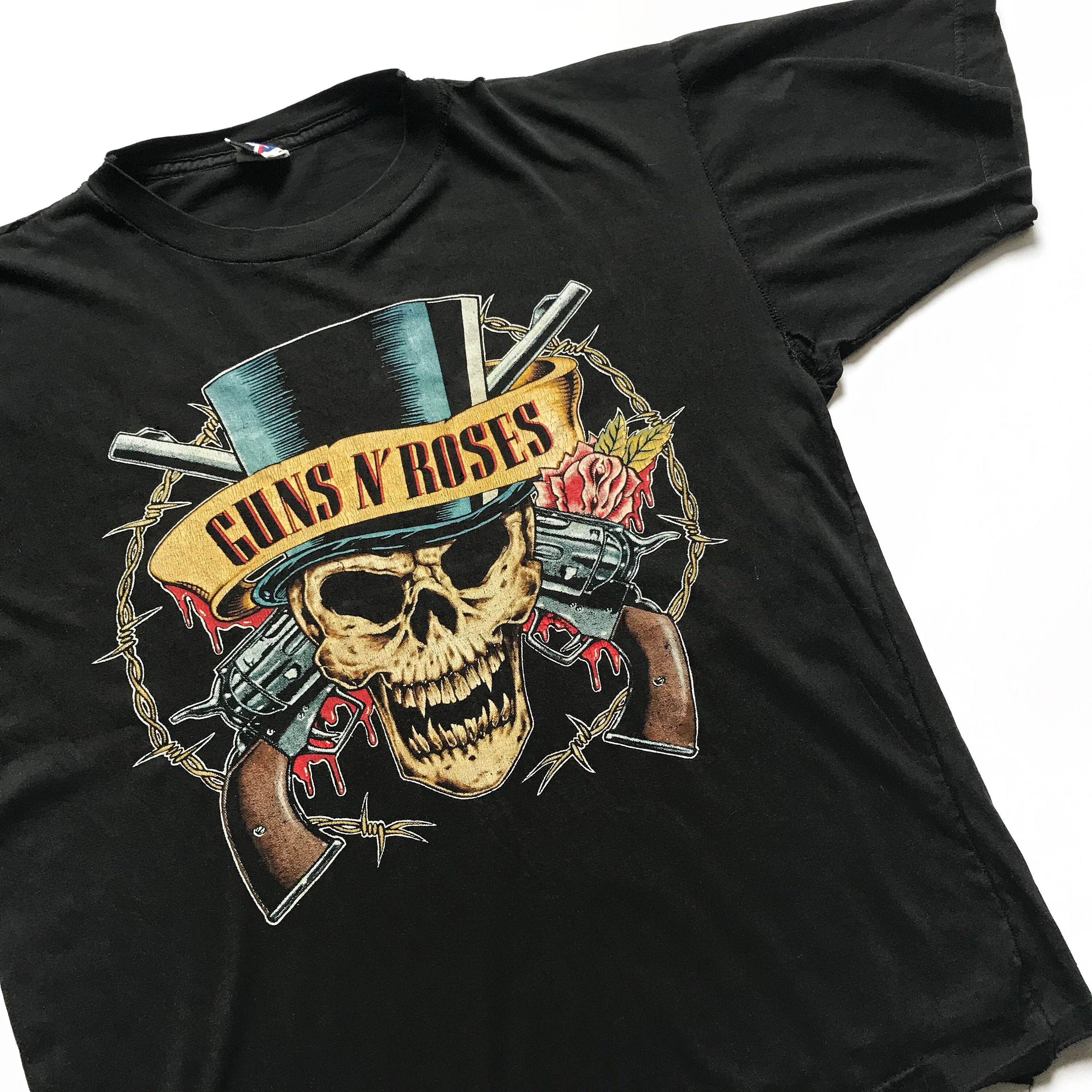 guns n roses skull shirt