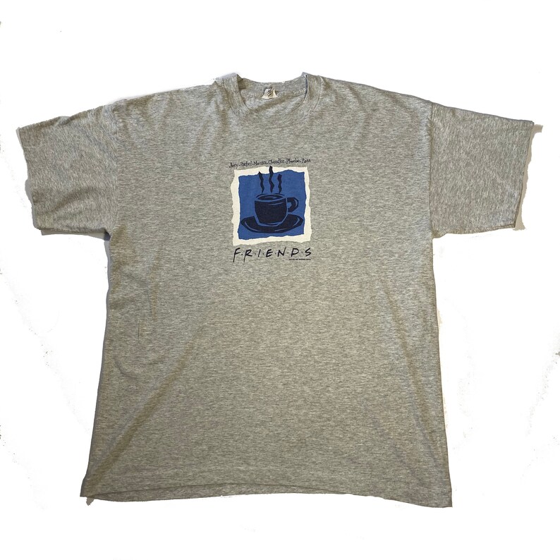1997 Friends /'Central Perk/' vintage single-stitch grey t-shirt