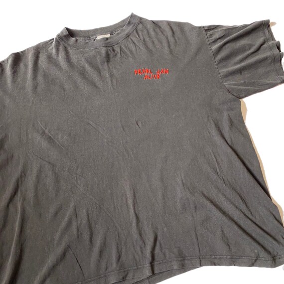 Early 90s Pearl Jam 'Alive' vintage embroidered t-