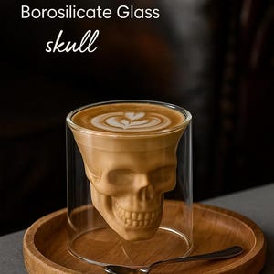 MYLEE London Tazza In Vetro A Doppia Parete 150ml Con Manico - Isolante Per Caffè, Tè, Espresso - Vetro Borosilicato