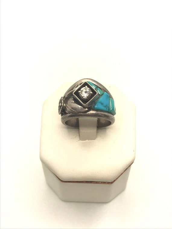 Large Vintage Carol Felley Sunrise Navajo Native American Zuni