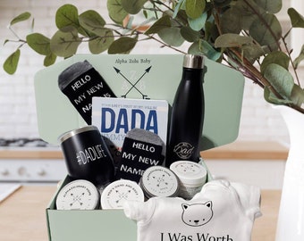 New Dads Gift Box: LGBTQ Parent Gift Set with Body Butter & Baby Jumpsuit