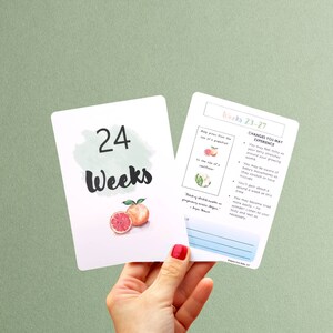 Afdrukbare maandelijkse zwangerschapsdagboekkaarten in het groen, digitale download, mijlpaalborden, zwangerschapstracker, babygrootte, nieuw moedercadeau, toekomstige moeder