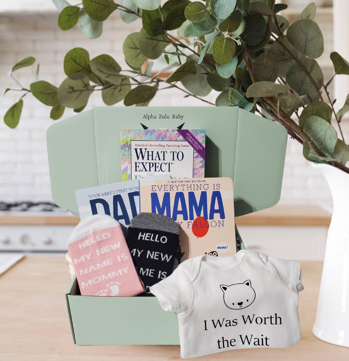 Pregnancy Gifts for New Parents, New Mom Gifts for Women, Gender Reveal  Gifts, Baby Gift Basket with Mom and Dad Tumbler Set - Baby Shower