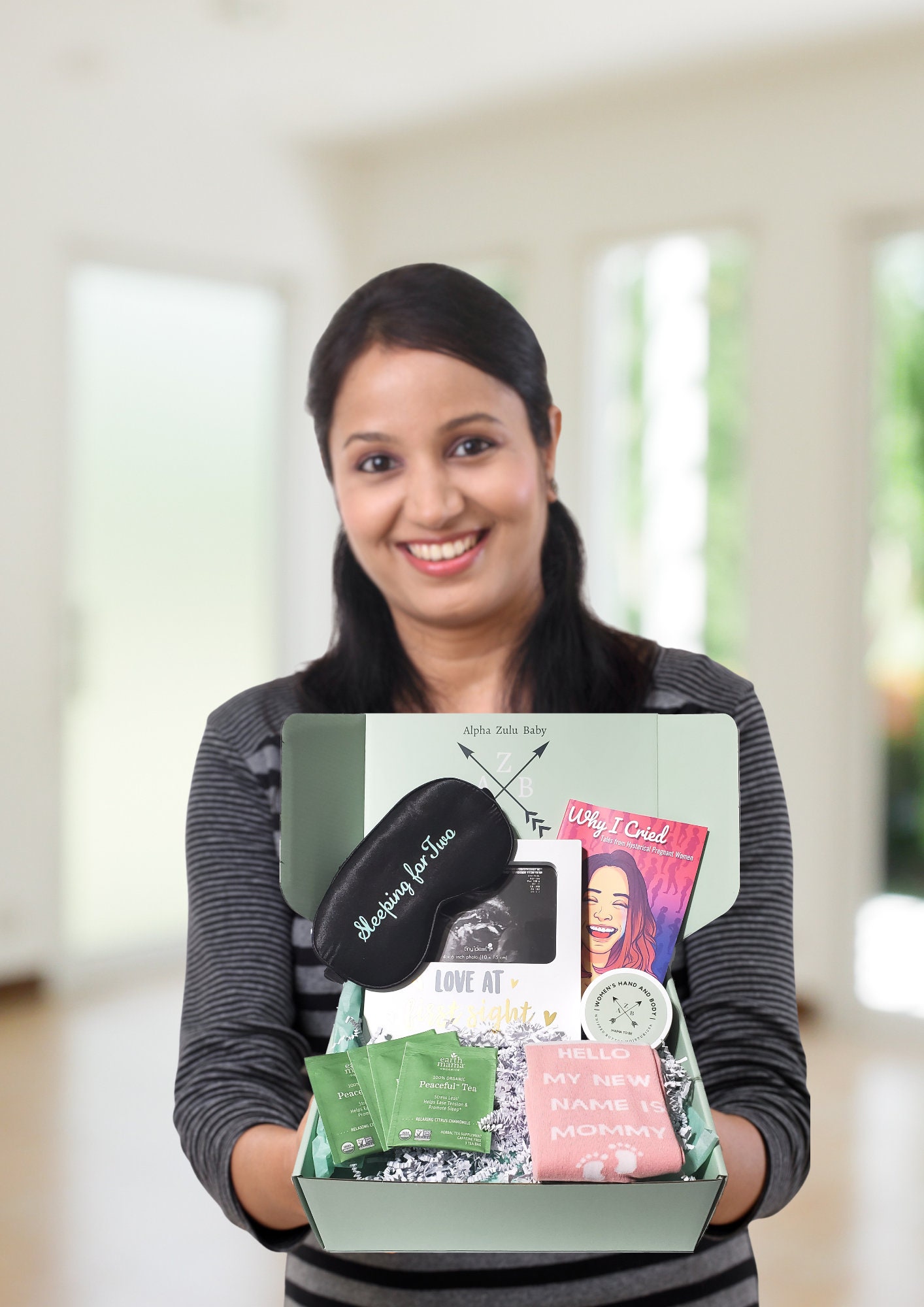 Second Trimester Pregnancy Gift Box, New Mom Gift Basket, Push Present