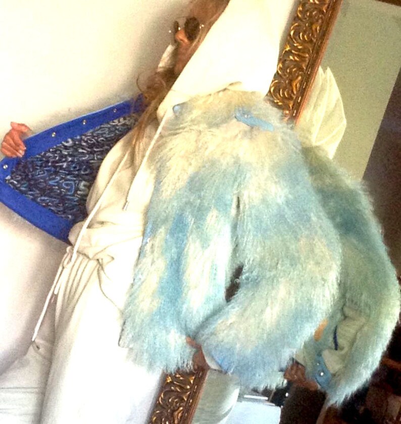 alpaca leather jacket