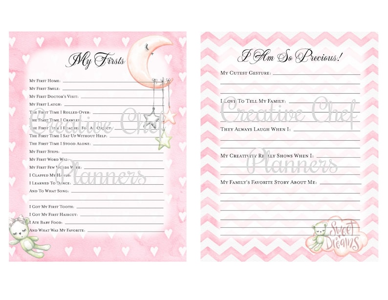 Baby Keepsake book Baby Book Baby Shower gift Baby Memory Etsy