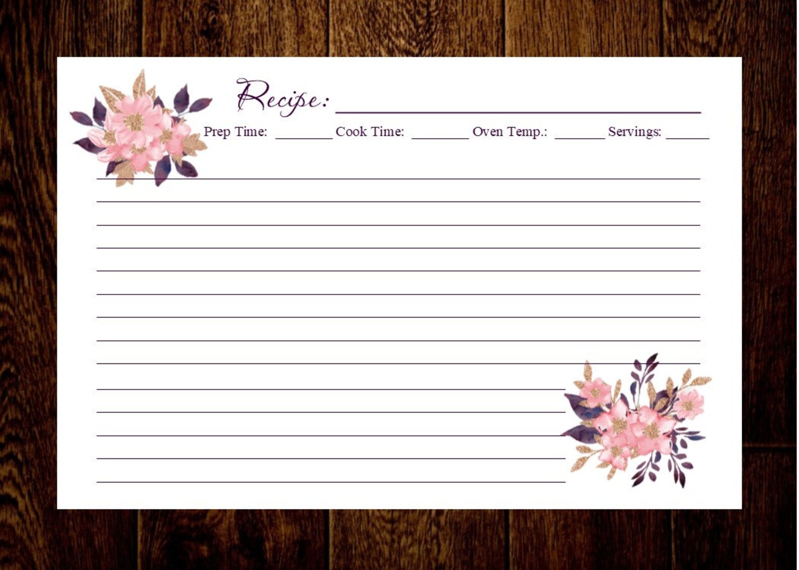 Recipe Card Dividers 4x6, Recipe Card Dividers, Custom Recipe Card Dividers, Recipe Cards 4x6
