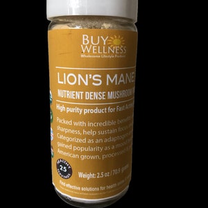 Organic Lion&#39;s Mane Mushroom Powder: Nootropic Brain Fuel