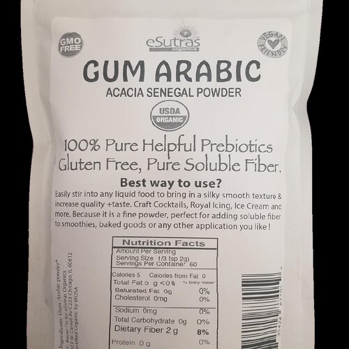 Gum Arabic Powder Etsy