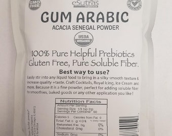 Gum Arabic, natural thickener, organic