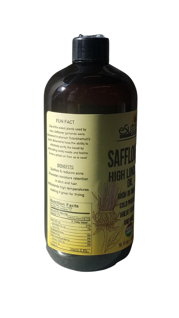 Safflower Oil Organic, High Linoleic