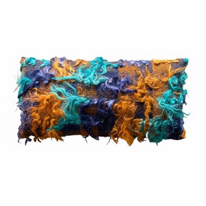 Mineral II Lumbar Turkish Tulu Pillow (12x24), Anatolian Bohemian Vintage Decorative Accent Pillow Cover, home decor