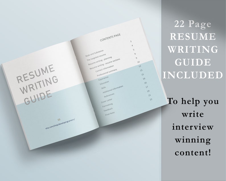 Professional Resume Template Instant Download, Modern Resume Template, Marketing Resume Template Word, Creative Resume Template, CV Template