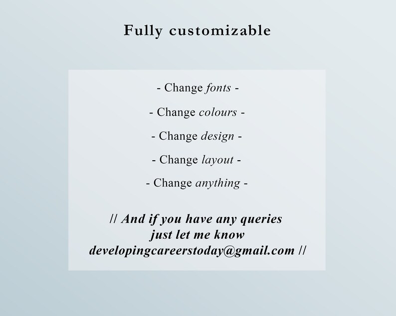 Professional Resume Template Instant Download, Modern Resume Template, Marketing Resume Template Word, Creative Resume Template, CV Template