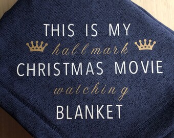 Hallmark blanket | Etsy