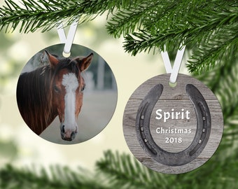 Horseshoe Ornament Etsy