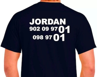 Jungle Name Personalised T Shirt Cotton Dress Up Costume Gifts for Her Him Unisex Present Funny Pub Crawl
